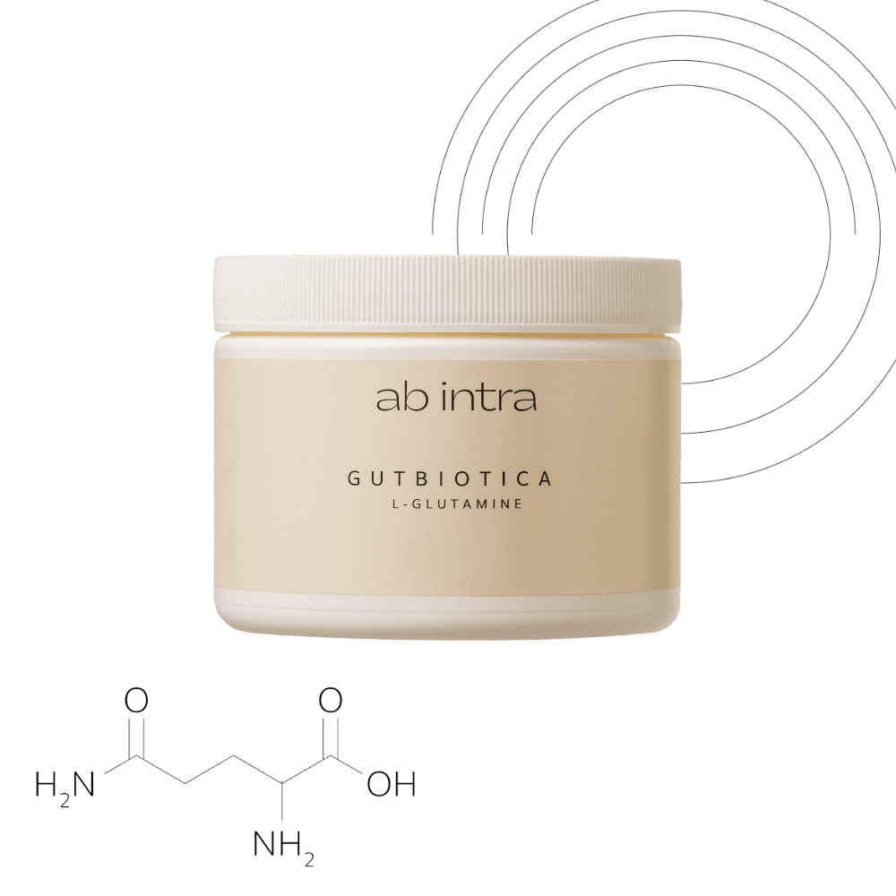 L-Glutamine for gut health AB INTRA Gutbiotica L-Glutamine